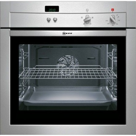 Духовой шкаф  Neff B14M42N0, цвет серебристый