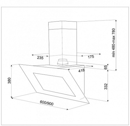 Вытяжка Teka DVT 650 White