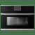 Духовой шкаф Kuppersbusch CB 6350.0 S1 компактный stainless steel, цвет черное стекло