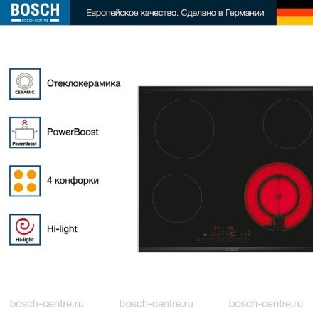 Электрическая варочная панель Bosch PKF675FP2E