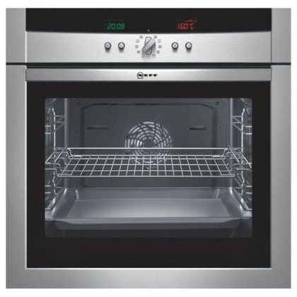 Духовой шкаф  Neff B15E42N0, цвет серебристый