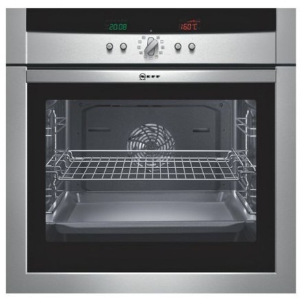 Духовой шкаф  Neff B15E42N0, цвет серебристый