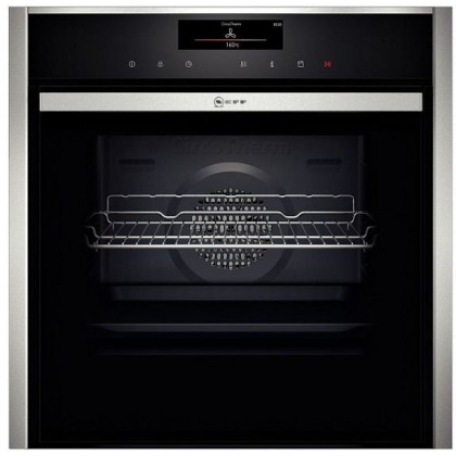 Духовой шкаф  Neff B58VT64N0, цвет серебристый