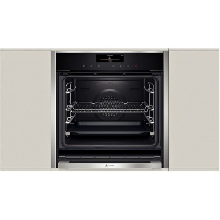 Духовой шкаф  Neff B58VT64N0, цвет серебристый
