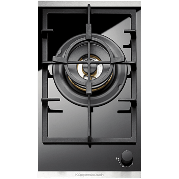 Варочная панель Kuppersbusch GWS 3811.0 ED газовая, стальная рамка, цвет черное стекло