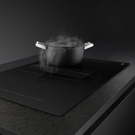 Варочная панель с вытяжкой Smeg HOBD382N2
