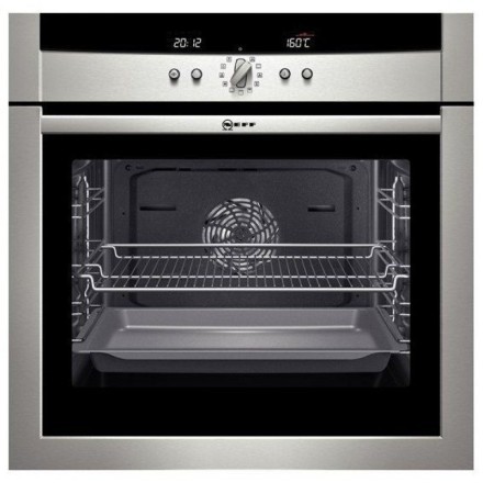 Духовой шкаф  Neff B15E42N3, цвет серебристый