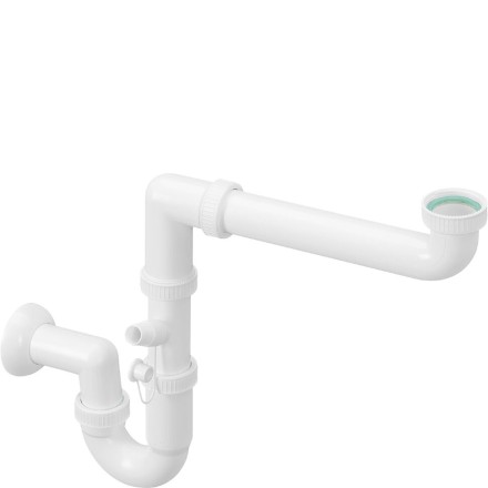 Сифон  для 1 чаши Smeg 3712 