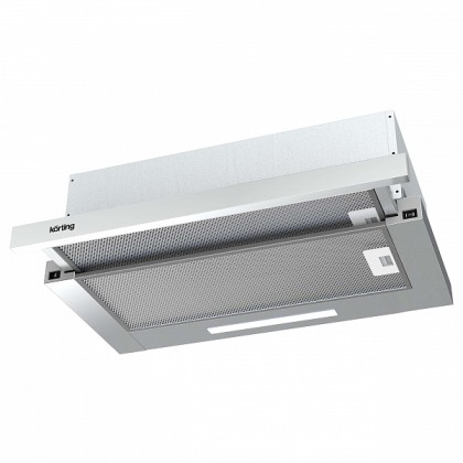 Вытяжка Korting Khp 6512 x с выдвижным экраном, цвет нержавеющая сталь