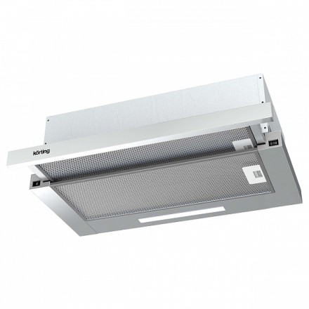 Вытяжка Korting Khp 6512 x с выдвижным экраном, цвет нержавеющая сталь