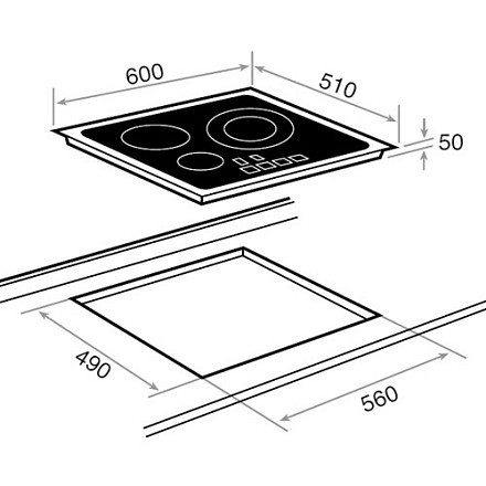 Варочная панель Teka IRS 631 White индукционная