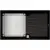 Кухонная мойка Teka Diamond RS15 1B 1D 86 BLACK черное стекло