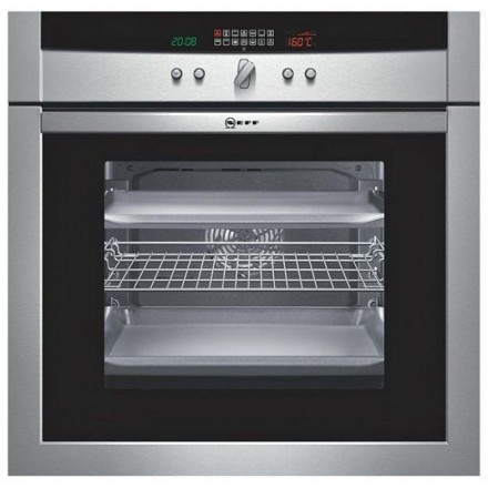 Духовой шкаф  Neff B15E74N0, цвет серебристый