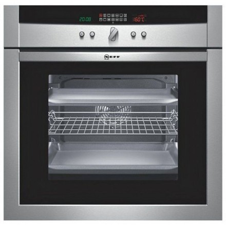 Духовой шкаф  Neff B15E74N0, цвет серебристый