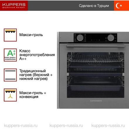 Духовой шкаф Kuppersberg HFT 610 GR