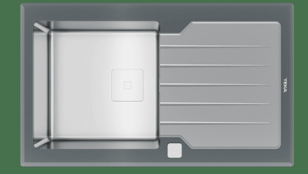 Кухонная мойка Teka Diamond RS15 1B 1D 86 STONE GREY серый камень