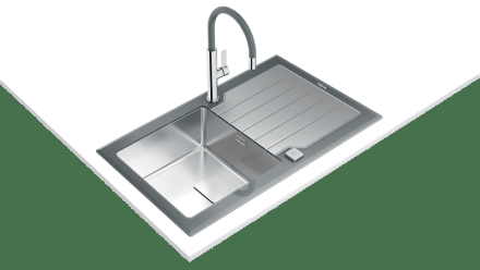 Кухонная мойка Teka Diamond RS15 1B 1D 86 STONE GREY серый камень