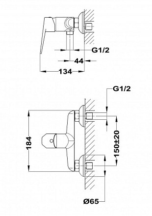 Смеситель для душа Teka Sineu
