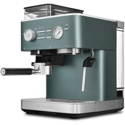 Полуавтоматическая эспрессо-машина KitchenAid темно-зеленый 5KES6551EJP