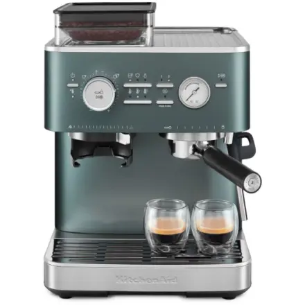 Полуавтоматическая эспрессо-машина KitchenAid темно-зеленый 5KES6551EJP