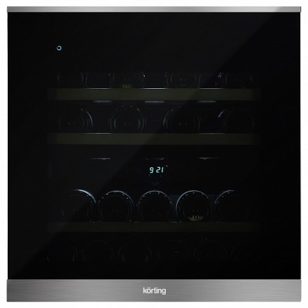 Винный шкаф Korting Kfw 604 db gxn встраиваемый, цвет черный