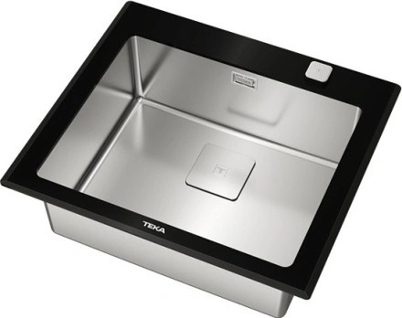 Кухонная мойка Teka DIAMOND RS15 1B 60 BLACK черное стекло
