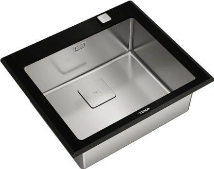 Кухонная мойка Teka DIAMOND RS15 1B 60 BLACK черное стекло