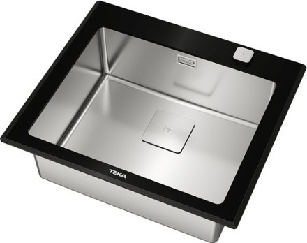 Кухонная мойка Teka DIAMOND RS15 1B 60 BLACK черное стекло