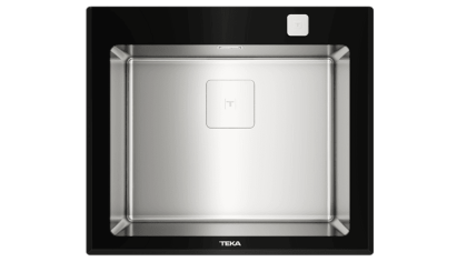 Кухонная мойка Teka DIAMOND RS15 1B 60 BLACK черное стекло