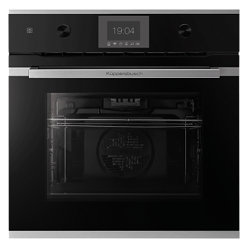 Духовой шкаф Kuppersbusch BP 6350.0 S1 stainless steel, цвет черное стекло