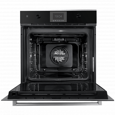 Духовой шкаф Kuppersbusch BP 6350.0 S1 stainless steel, цвет черное стекло