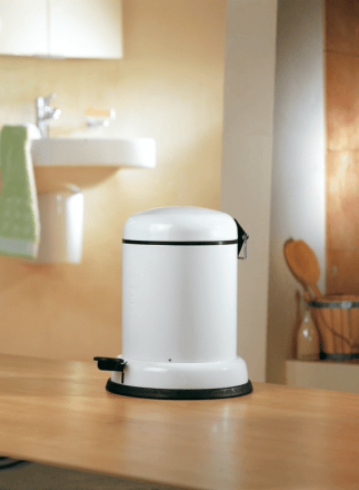 Мусорный контейнер Wesco Baseboy Белый