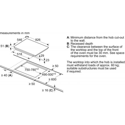 Варочная поверхность  Neff T68TS6RN0, цвет чёрный