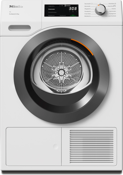 Сушильная машина Miele TCF770WP chrome edition европейская версия, цвет белый