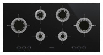Варочная панель Smeg PVL6106CN газовая, цвет черный