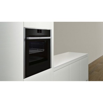 Духовой шкаф  Neff B87VS24N0, цвет серебристый