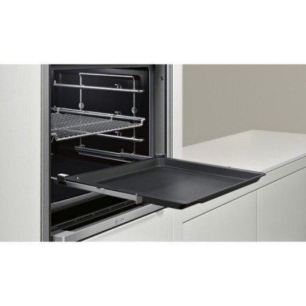 Духовой шкаф  Neff B87VS24N0, цвет серебристый