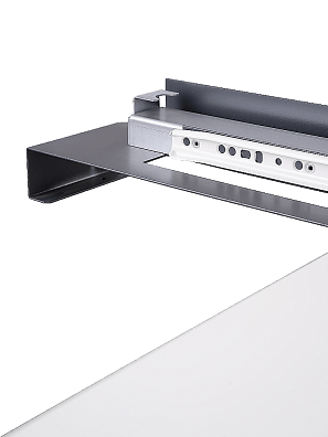 Монтажный комплект Kuppersbusch 51032 с выдвижной полкой, цвет антрацит