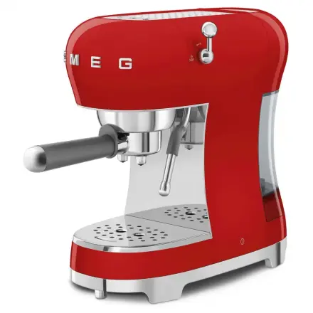 Кофемашина-эспрессо Smeg ecf02rdeu , цвет красный