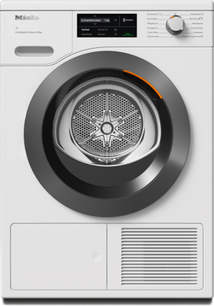 Сушильная машина Miele TCL780WP chrome edition европейская версия, цвет белый