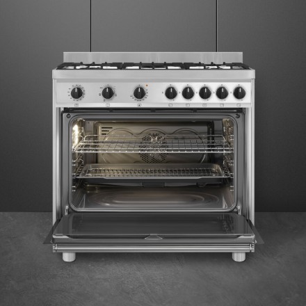 Варочный центр Smeg B901GMXI9, нержавеющая сталь