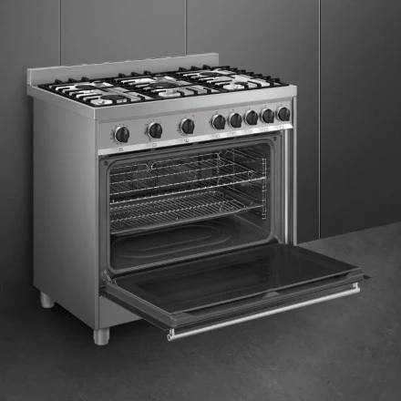 Варочный центр Smeg B901GMXI9, нержавеющая сталь