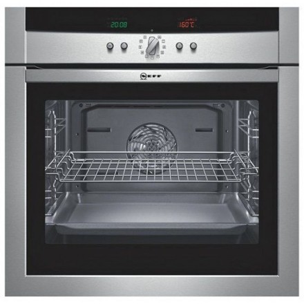 Духовой шкаф  Neff B15P42N0, цвет серебристый