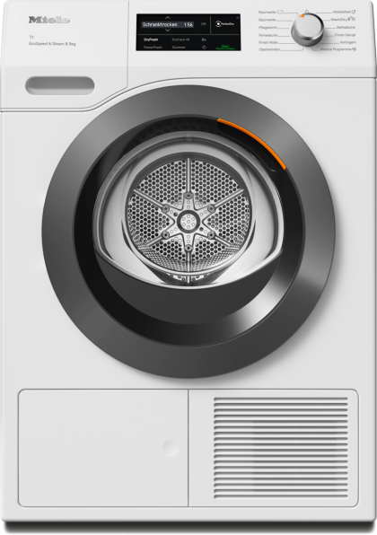 Сушильная машина Miele TCL790WP chrome edition европейская версия, цвет белый
