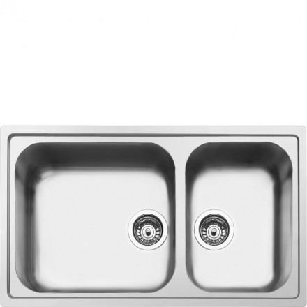 Мойка Smeg Lgr862-2 сварная, цвет нержавеющая сталь