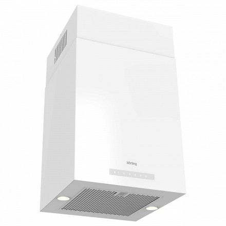 Вытяжка Korting Kha 45970 w cube островная, цвет белый