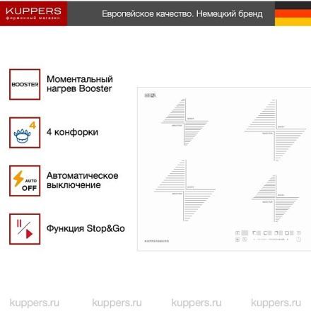 Варочная панель Kuppersberg ICS 604 W