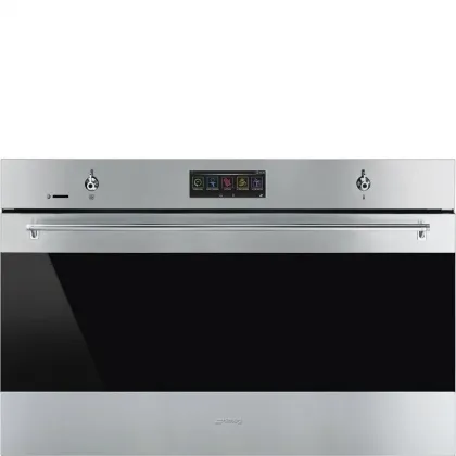 Духовой шкаф Smeg SFP9305WSPX с функцией пиролиза, с функцией пароувлажнения, цвет нержавеющая сталь