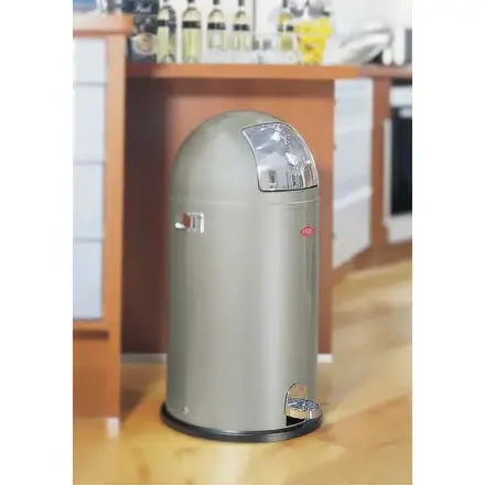 Мусорный контейнер Wesco Kickboy Металлик