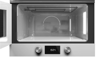 Микроволновая печь Teka ML 8220 BIS L Steam Grey с грилем, цвет серый